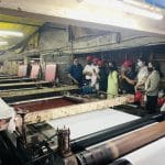SIDT Students Learning Cloth Manufacturing